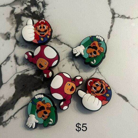 Mario Brothers Croc Charms - Picture 1 of 1